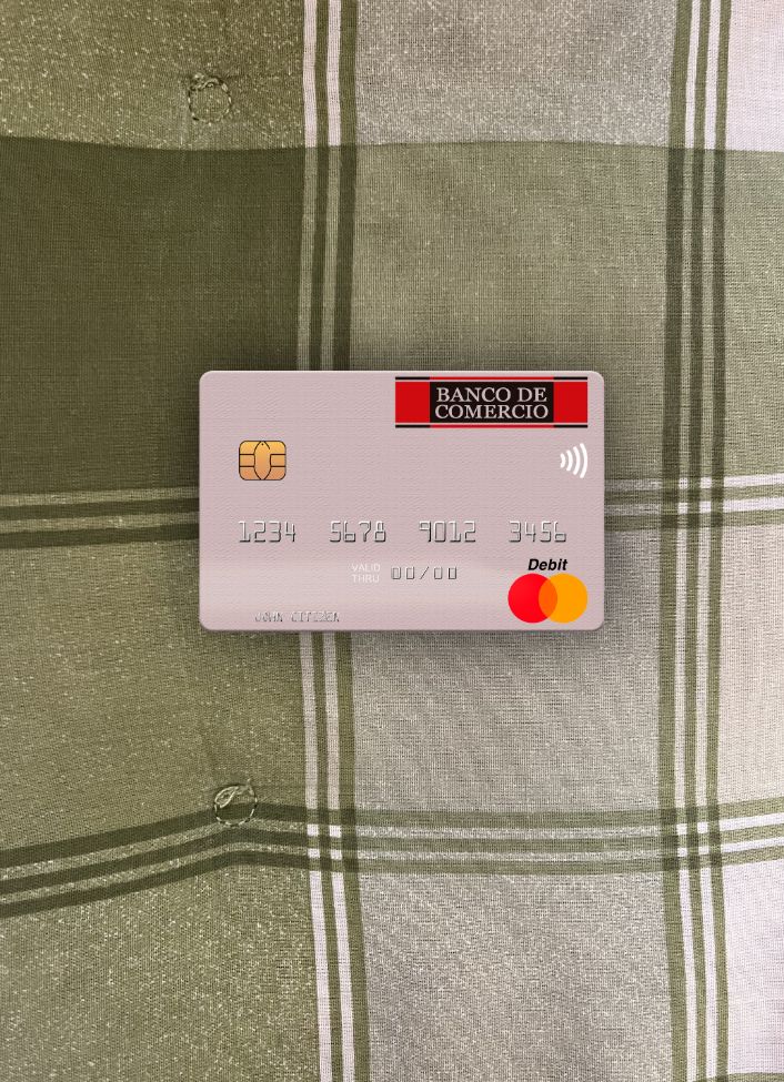 Download Peru Banco de Comercio mastercard photolook front Photoshop template